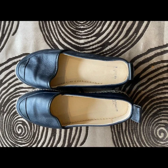 Jill Sander Navy Kenia Navy Blue Platforn Espadrilles - Picture 6 of 11